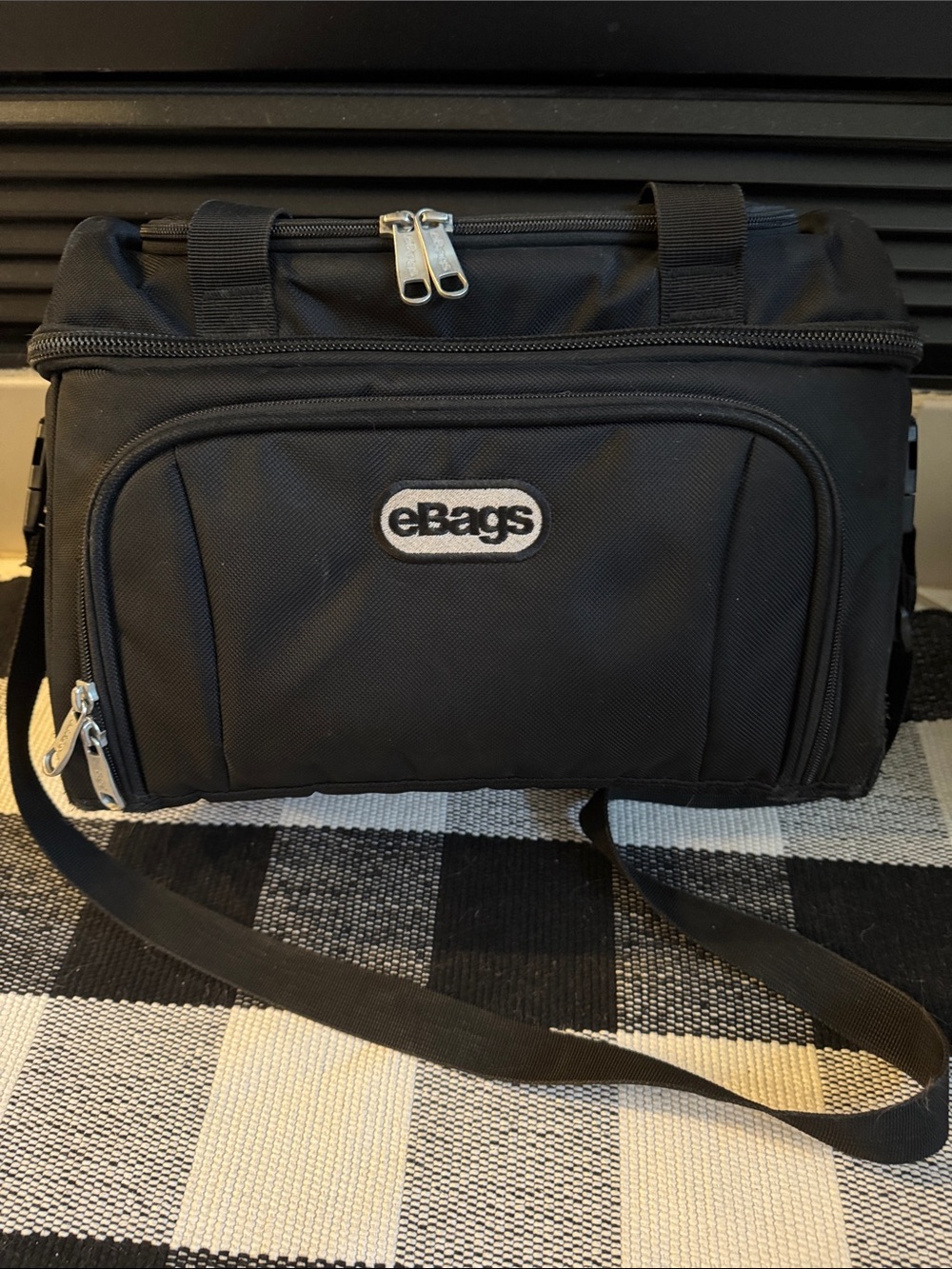 eBags Black Crew Lunch Bag